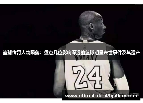 篮球传奇人物陨落：盘点几位影响深远的篮球明星去世事件及其遗产