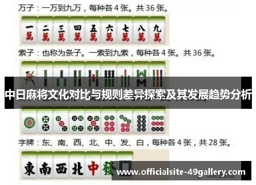 中日麻将文化对比与规则差异探索及其发展趋势分析